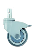 GI.METAL | Coppia ruote frenate con supporto PVC