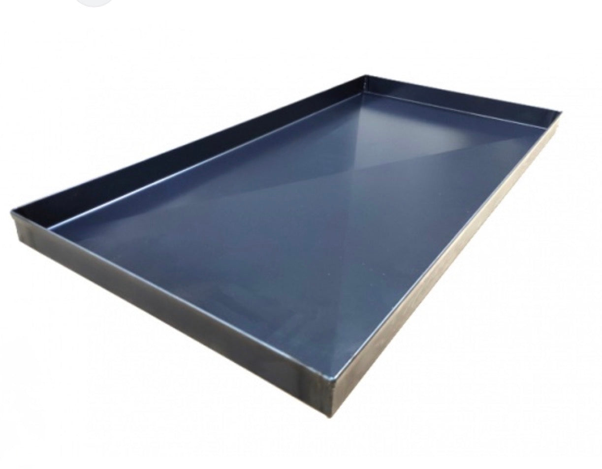 EMILI INOX | TEGLIA PIANA IN LAMIERA BLU 8/10 30x60x2