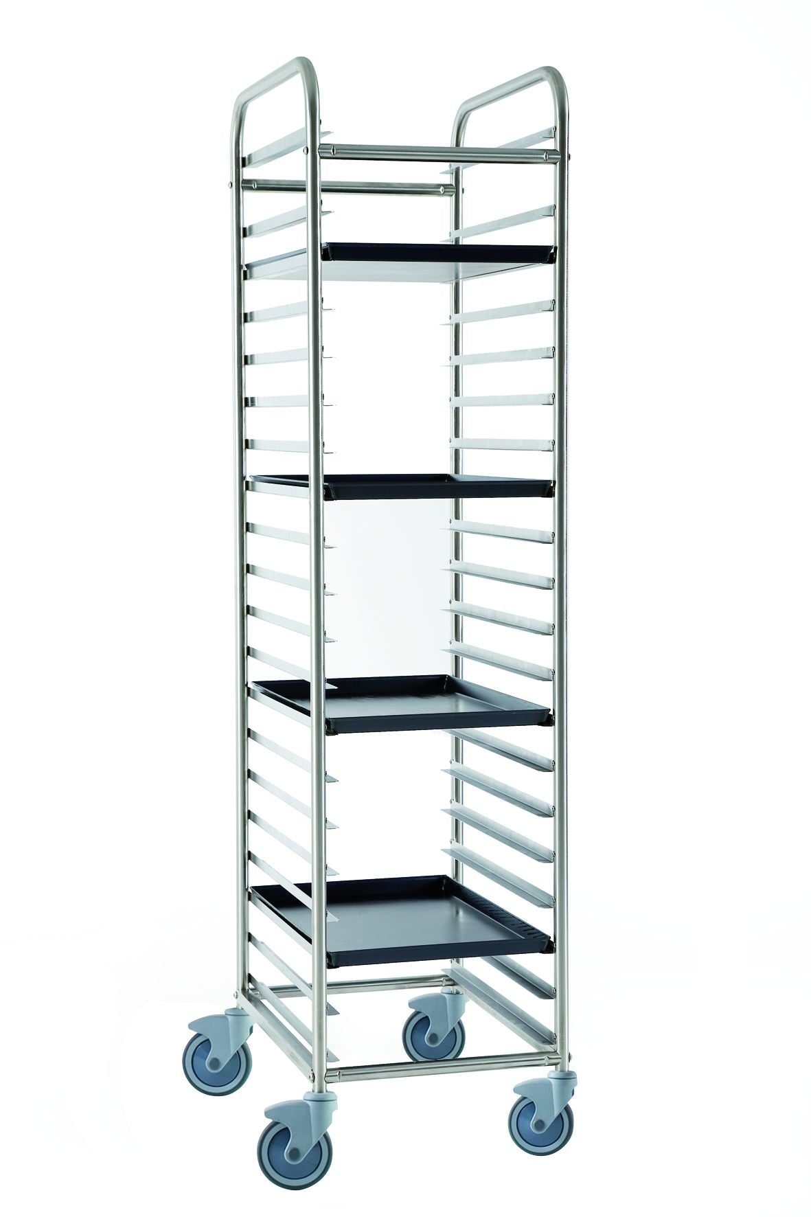 GI.METAL | Carrello in acciaio inox - 20 teglie 60x40